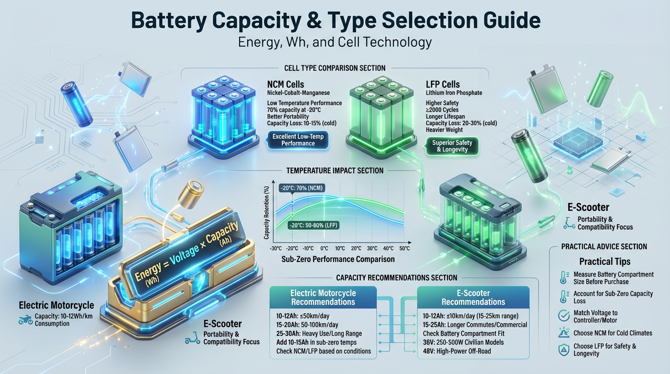 Battery Capacity and Type Selection Guide